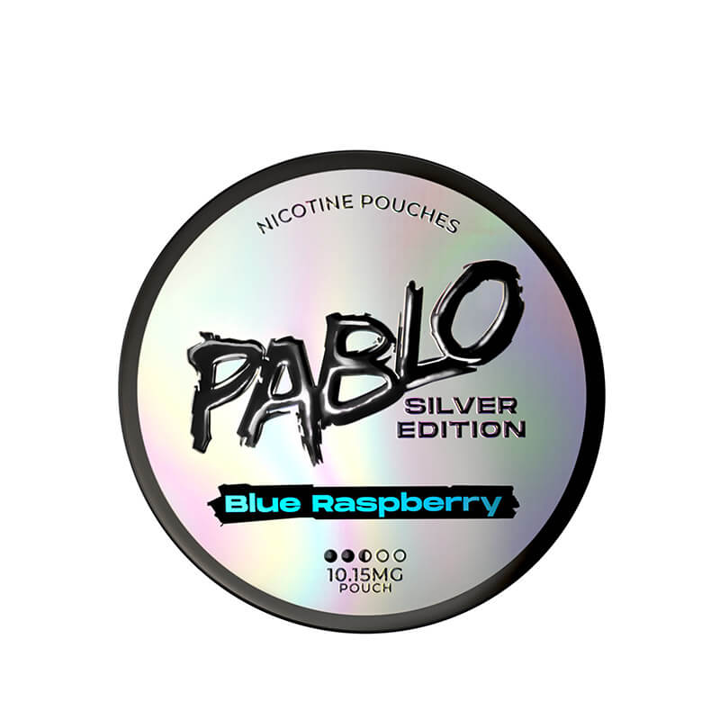 Pablo Silver Nicotine Pouches - Blueberry Raspberry - 10mg