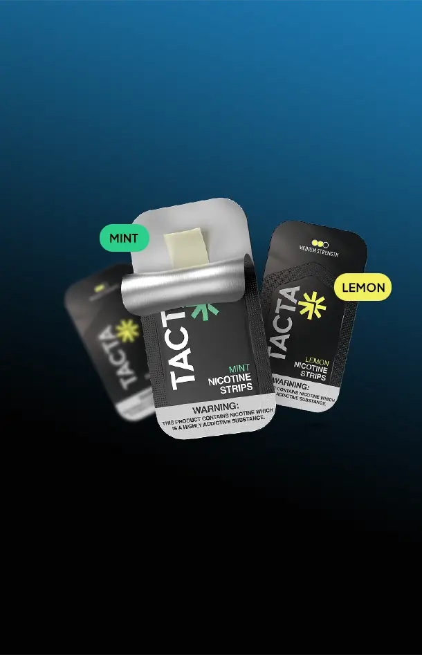 TACTA nicotine strips