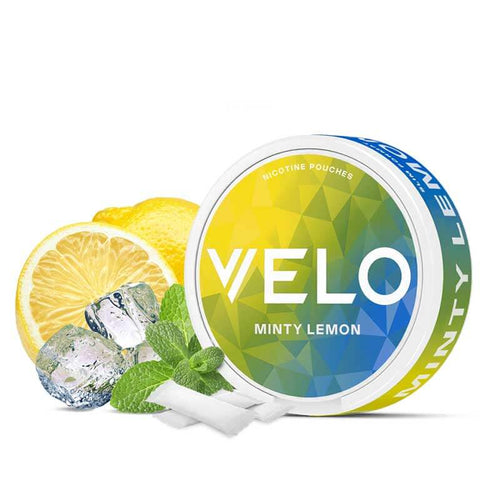 Velo Minty Lemon Slim Nicotine Pouches - Original (10mg)