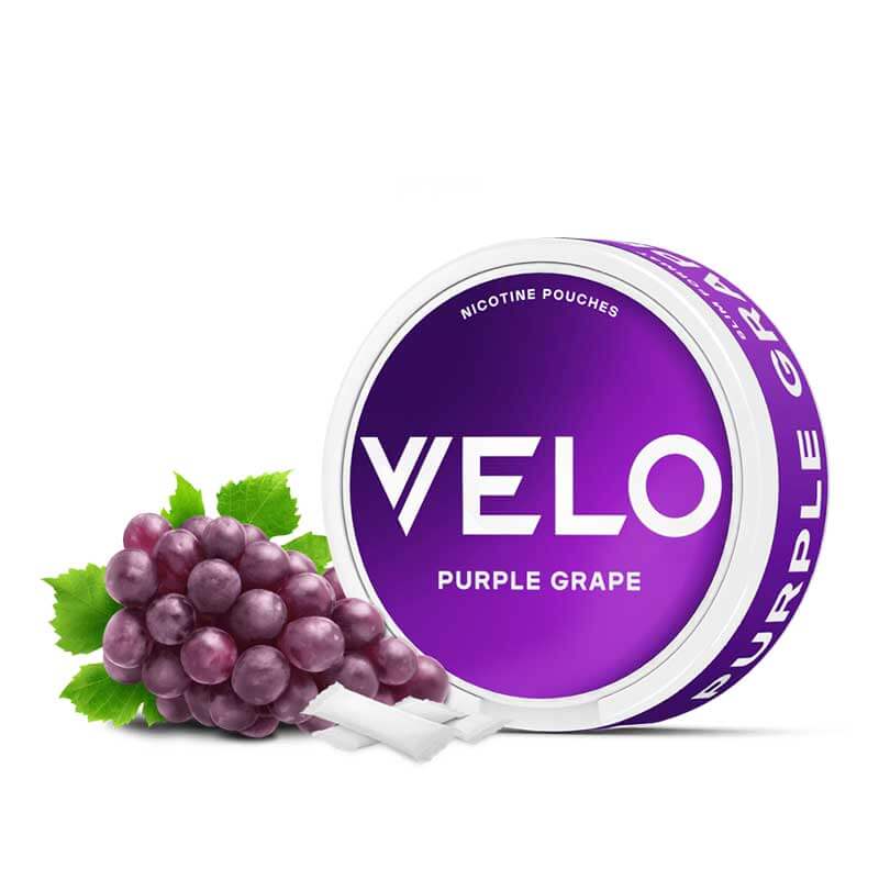 Velo Purple Grape Slim Nicotine Pouches - Original (10mg)