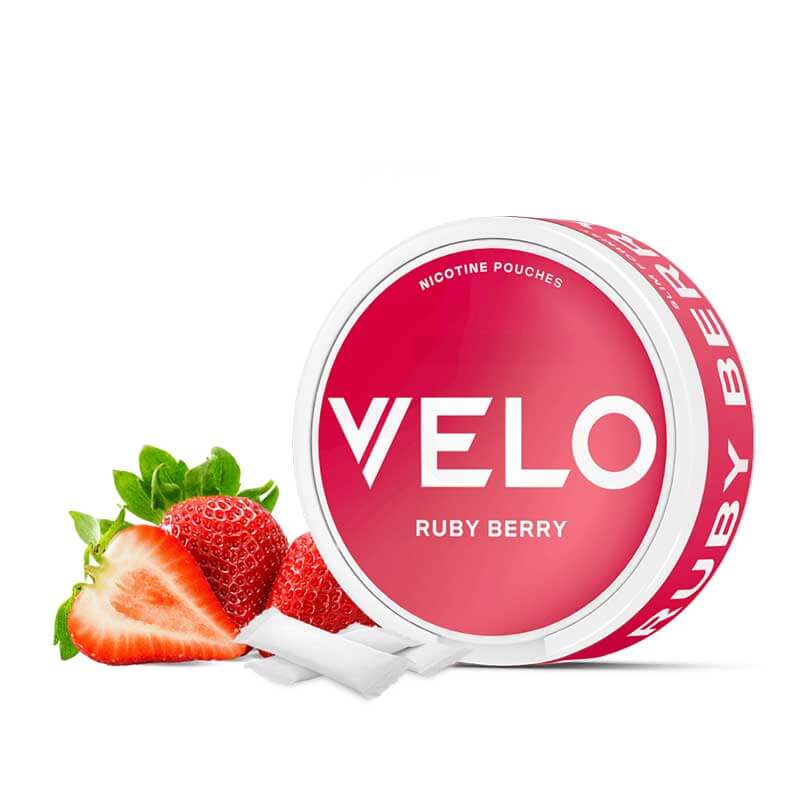 Velo Ruby Berry Slim Nicotine Pouches