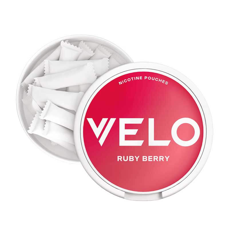 Velo Strawberry Ice Slim Nicotine Pouches - Original (10mg)